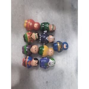 Justice League & Villians Mini‎ Figures, 2009 DC Universe, 9 Action Figures Set